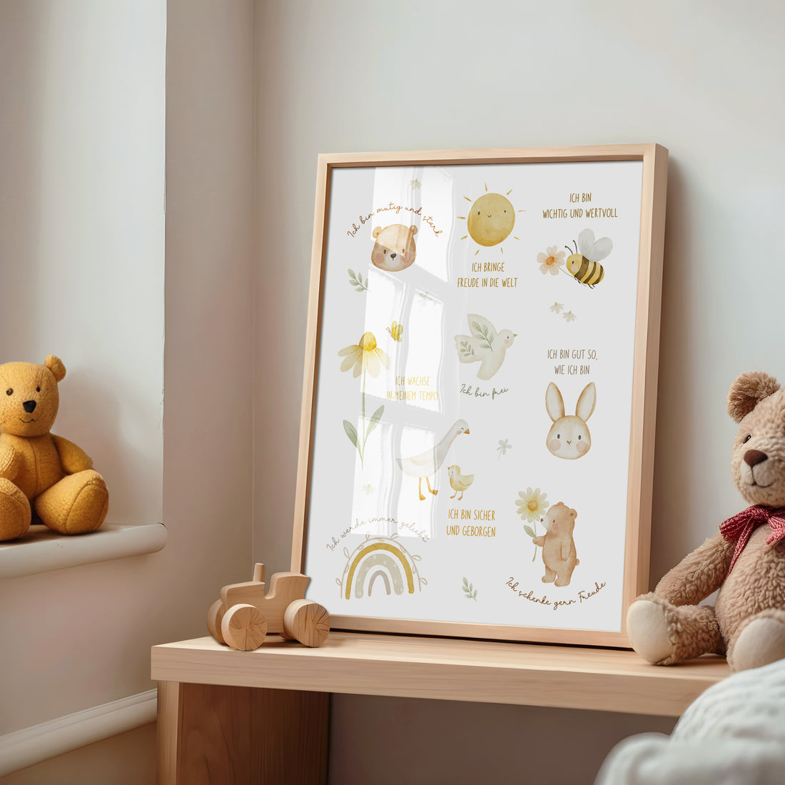 Affirmationsposter Boho / A4, A3