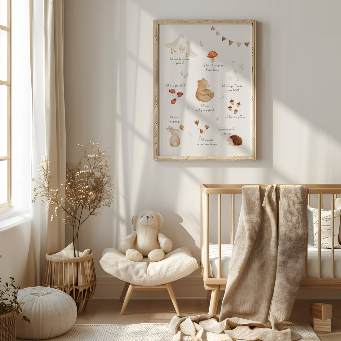 Affirmationsposter Wald / A4, A3