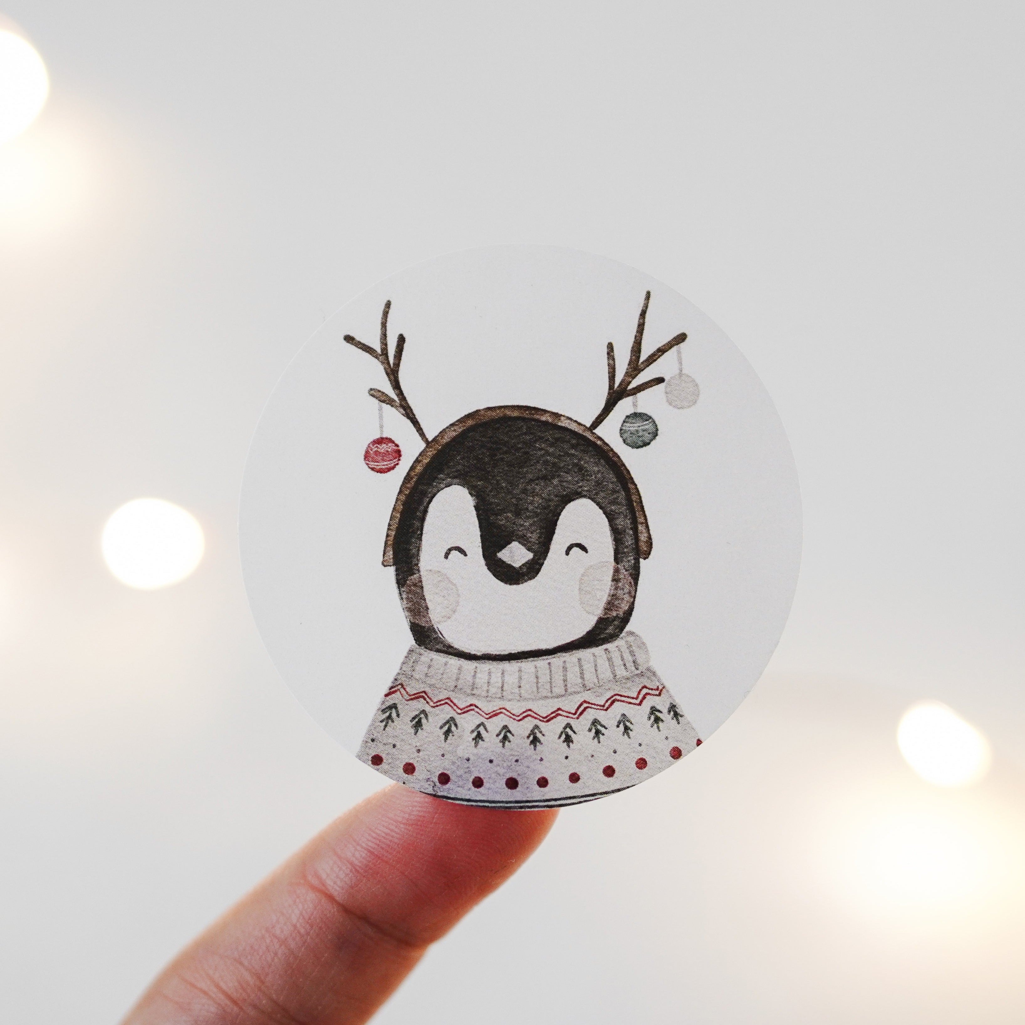 Inofix Wandtattoo „Pinguino“, Weiß – Neutraler Deko-Aufkleber Für Kinderzimmer & Wohnräume