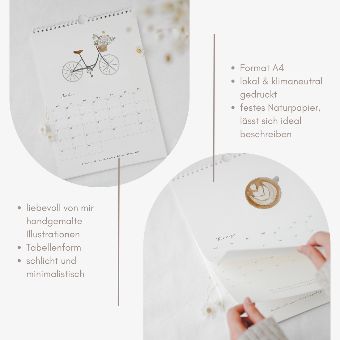 Kalender 2024 „Kleine Freuden“ / DIN A4