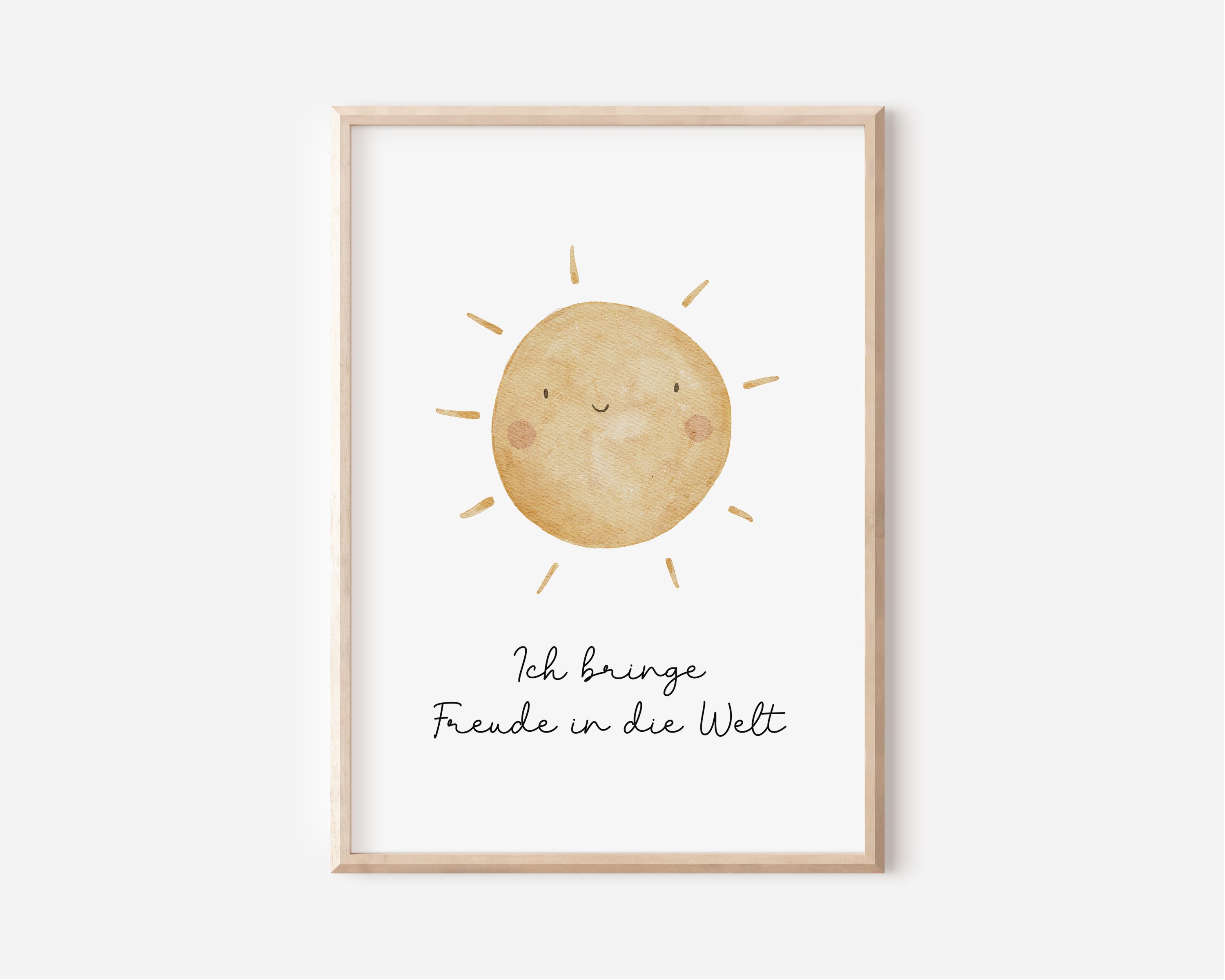 Poster Sonne / A4 & A3