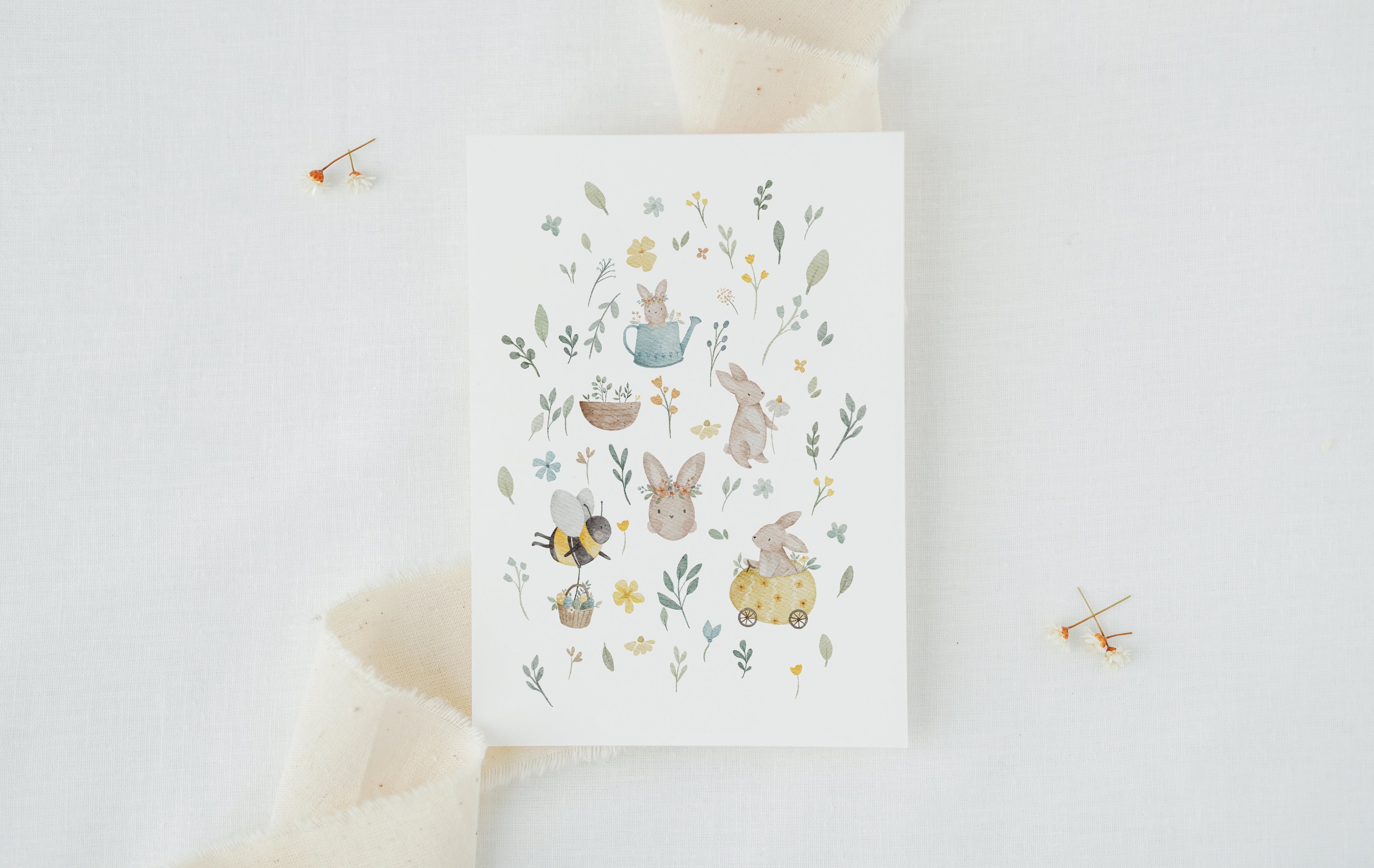 Osterkarte Ostercollage