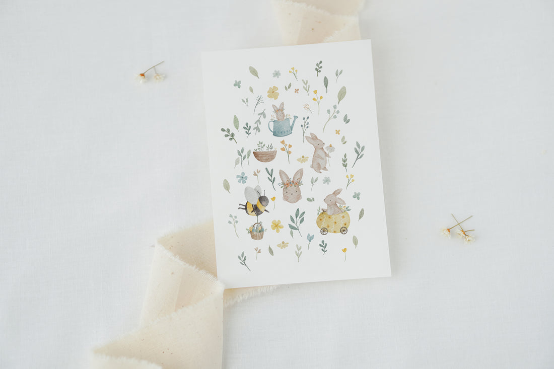 Osterkarte Ostercollage