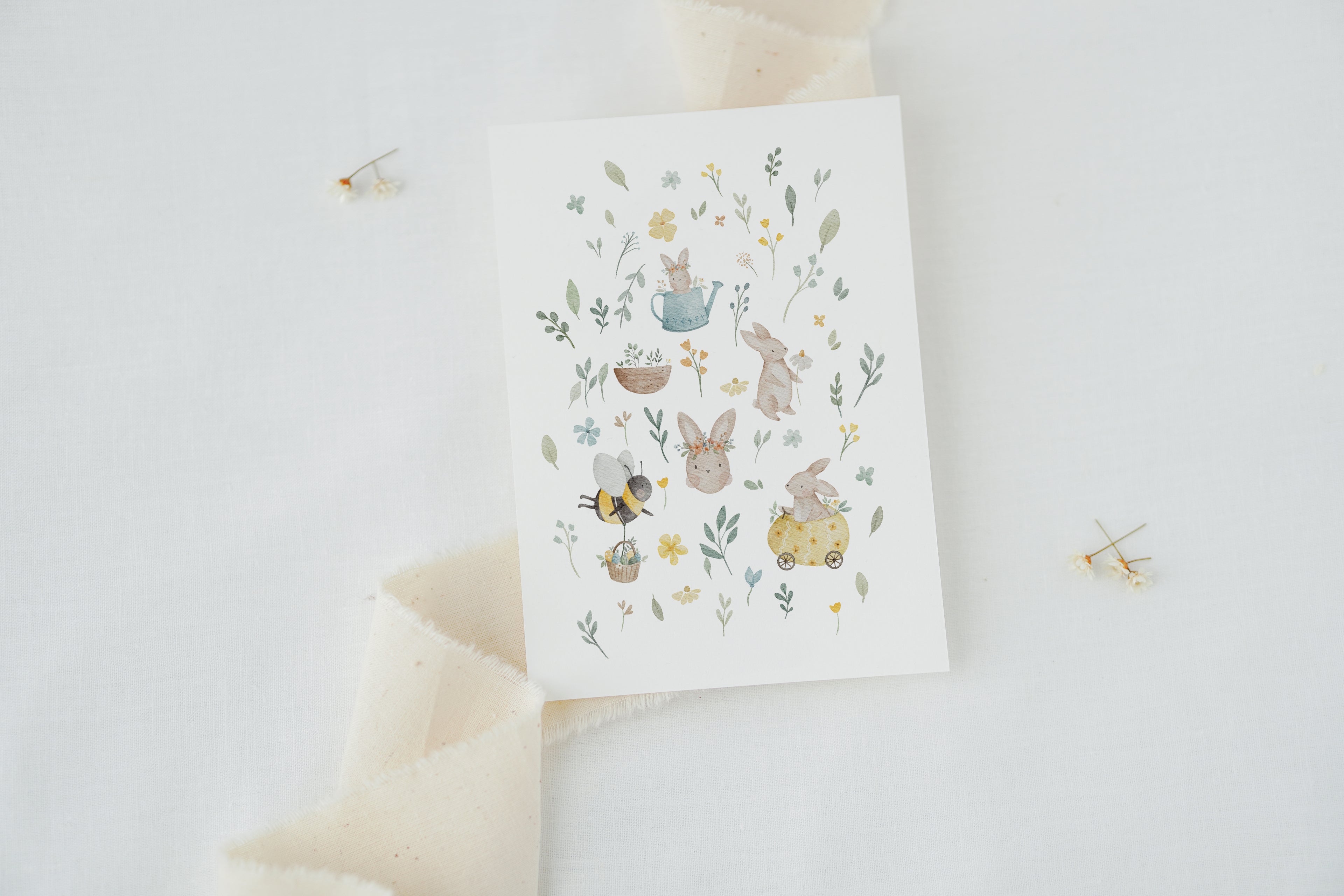 Osterkarte Ostercollage