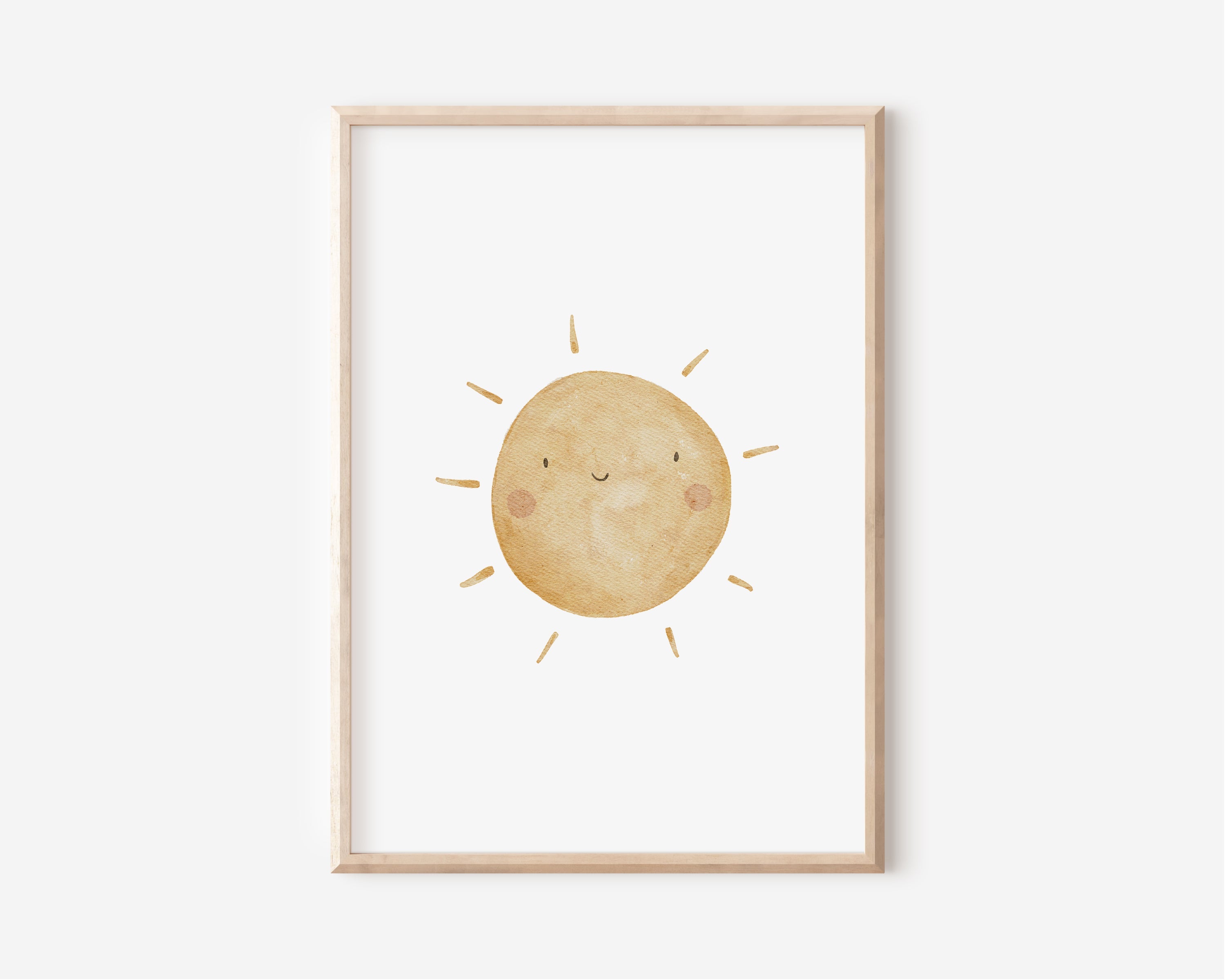 Poster Sonne "Ich bringe Freude in die Welt" / A4 & A3