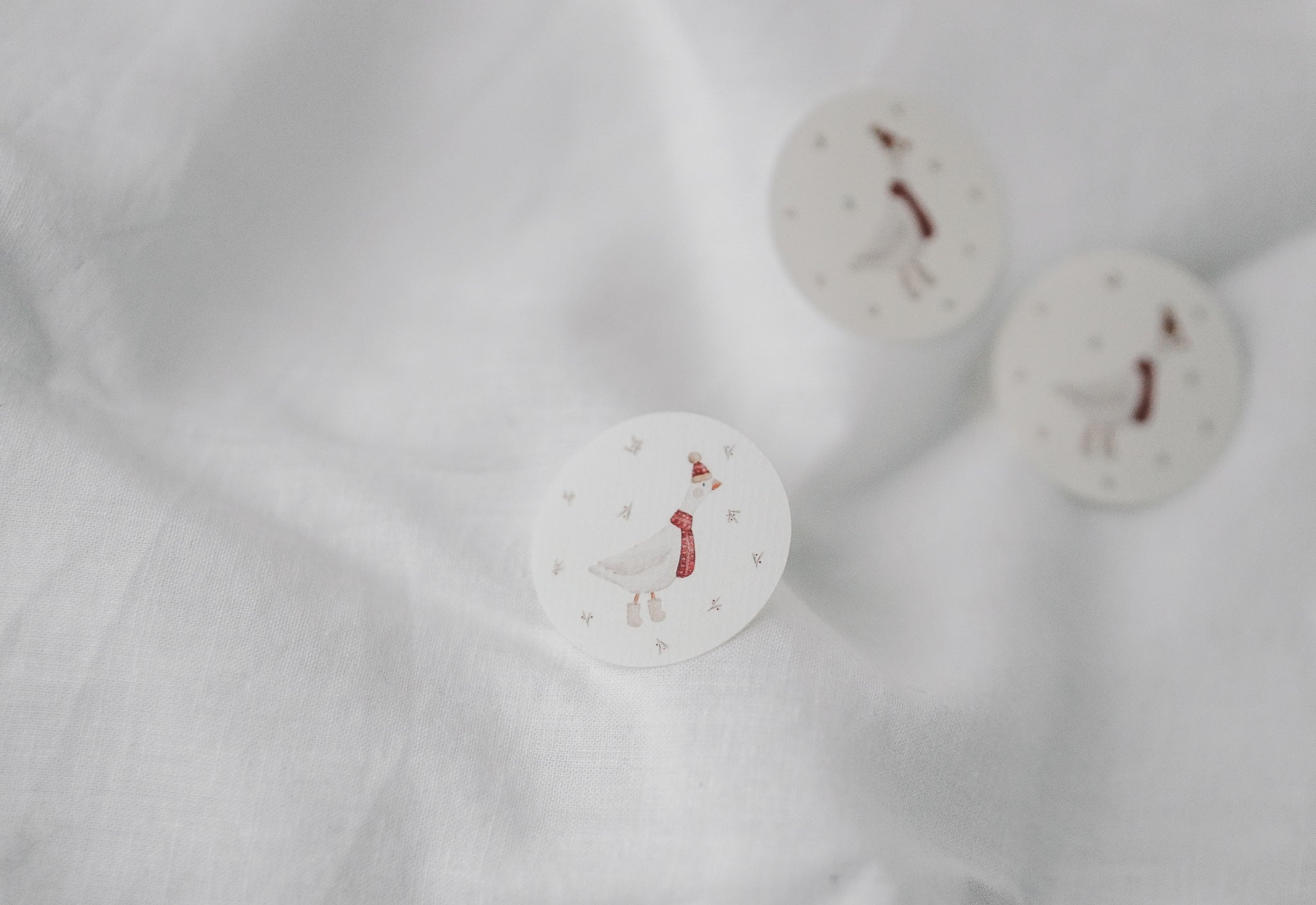 Aufkleber Set Weihnachtsgans