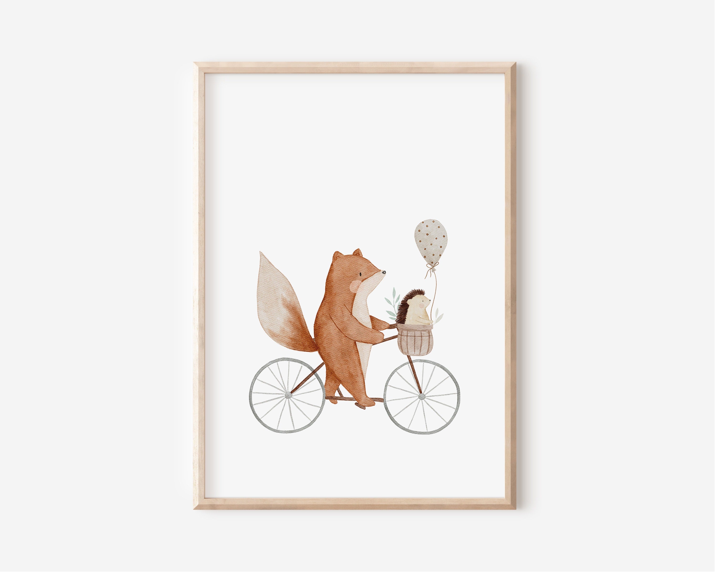 Poster Reisefuchs Fanny / A4 & A3