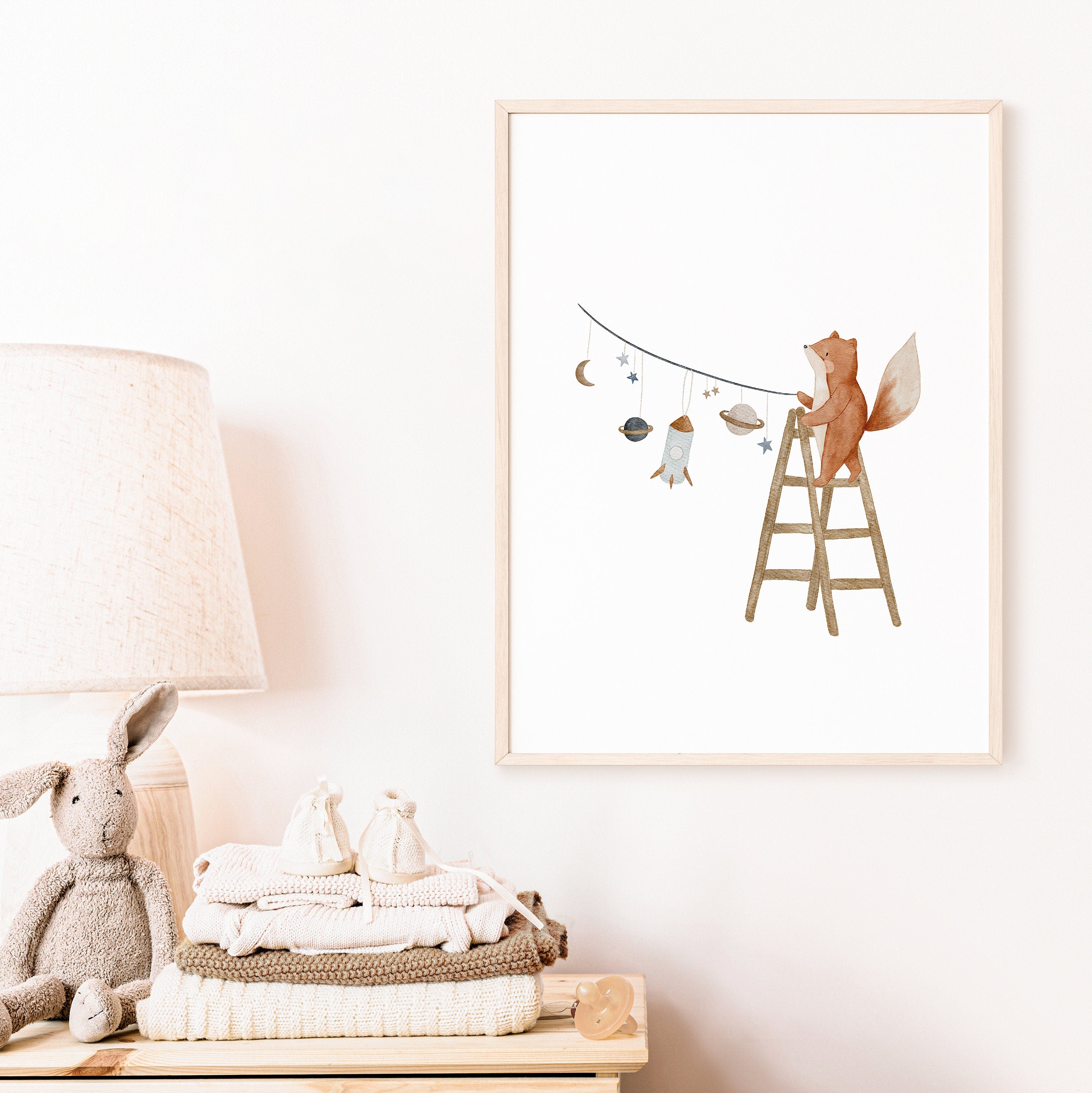 Poster Weltraumfuchs Fanny / A4 & A3