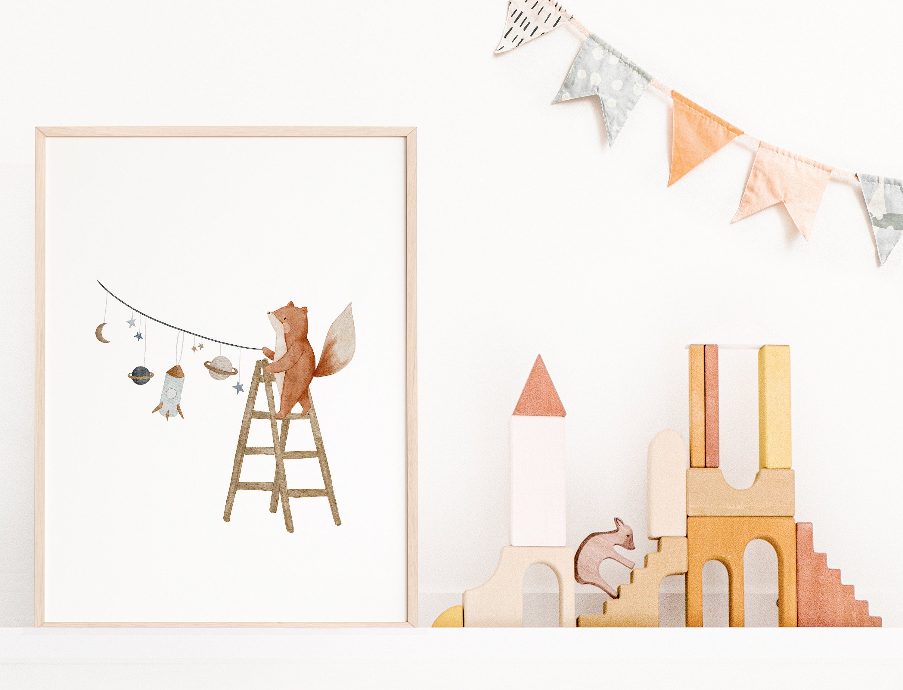 Poster Weltraumfuchs Fanny / A4 & A3