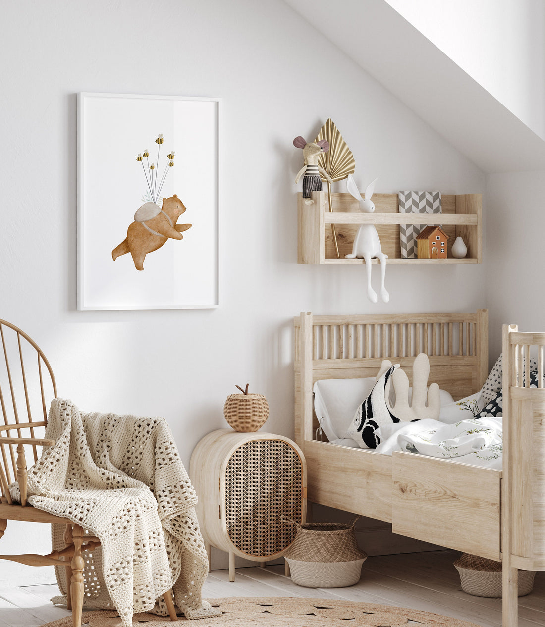 Poster Fallschirmbär Bero / A4 & A3