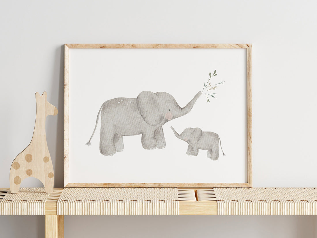 Poster Elefanten / A4 & A3