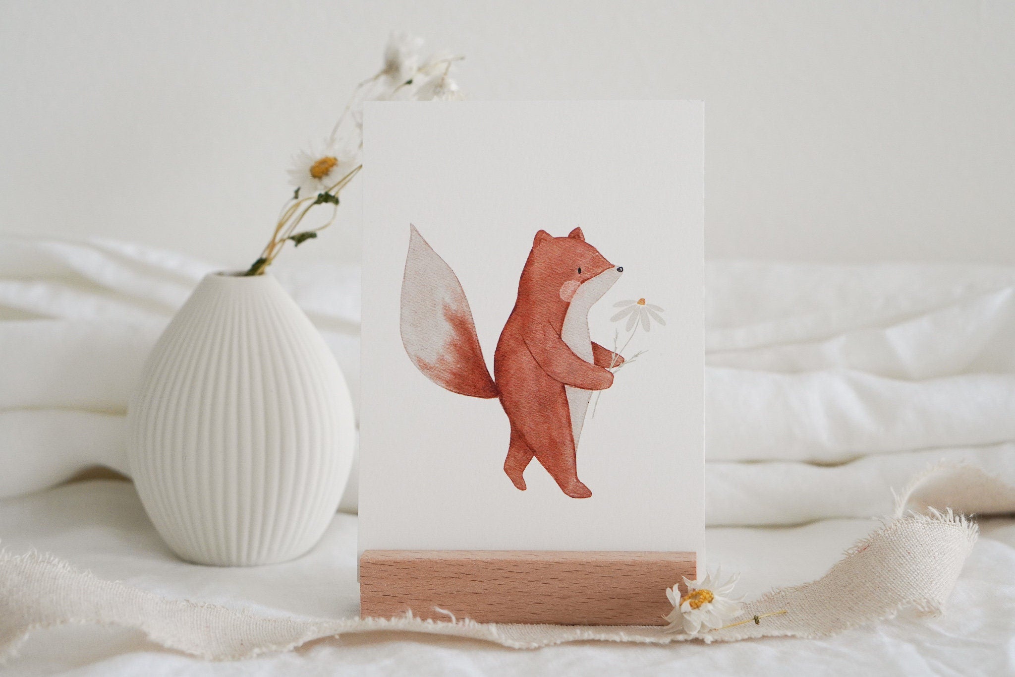 Karte Blumenfuchs Fanny
