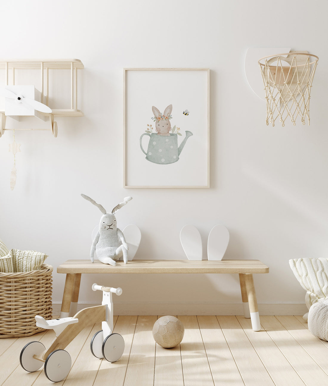 Poster Gießkannenhase A4 & A3