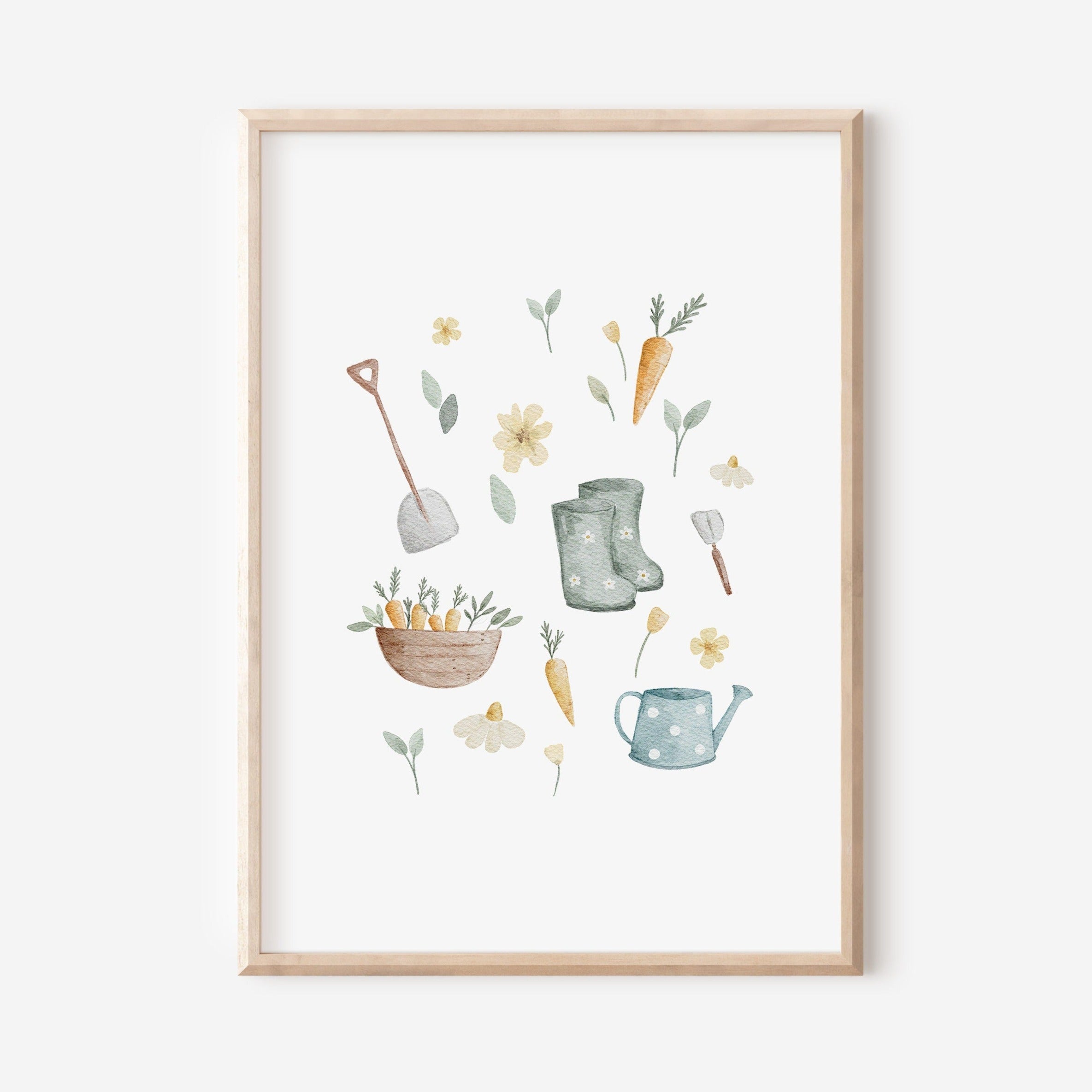 Poster Garten A4 & A3