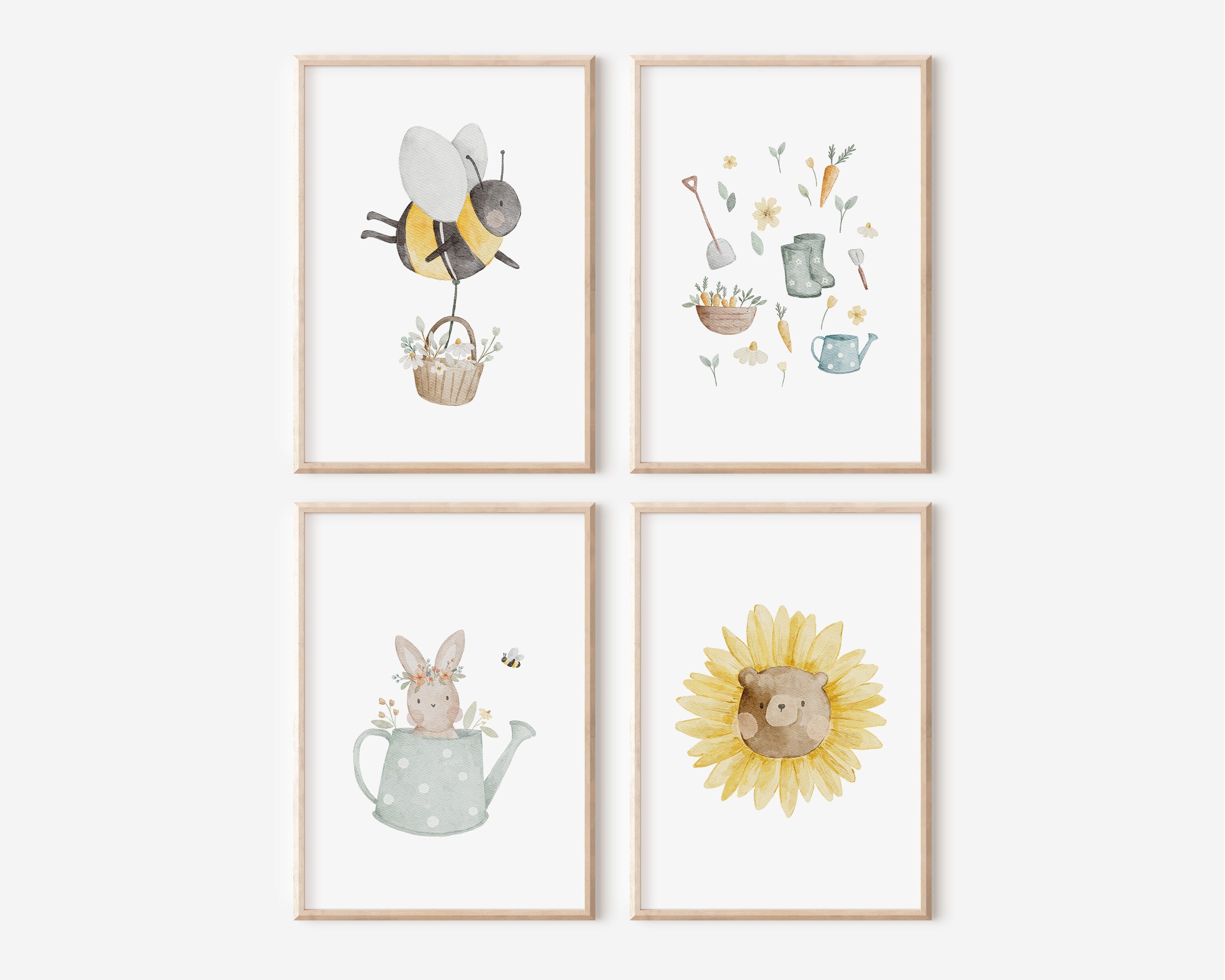 Poster Set Frühling / A4 & A3