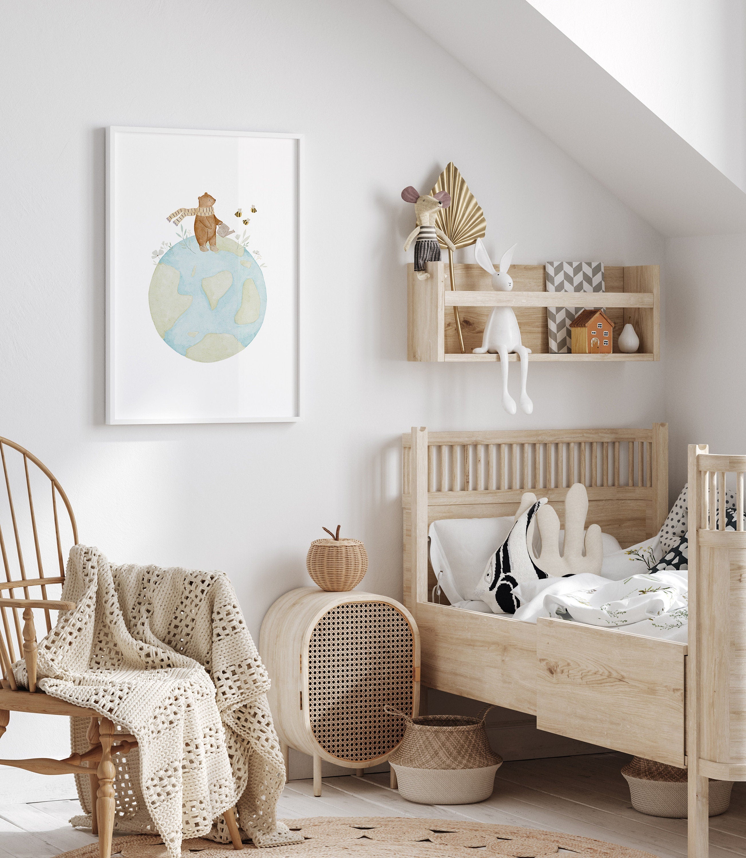 Poster Pflanzenbär / A4 & A3