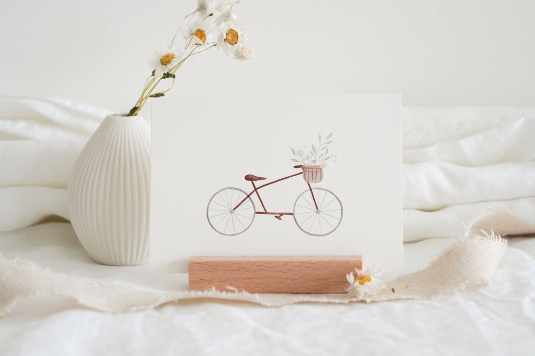 Karte Blumenfahrrad