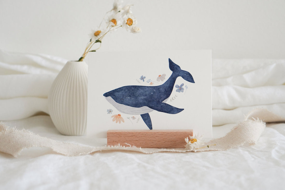 Karte Frühlingsblumenwal