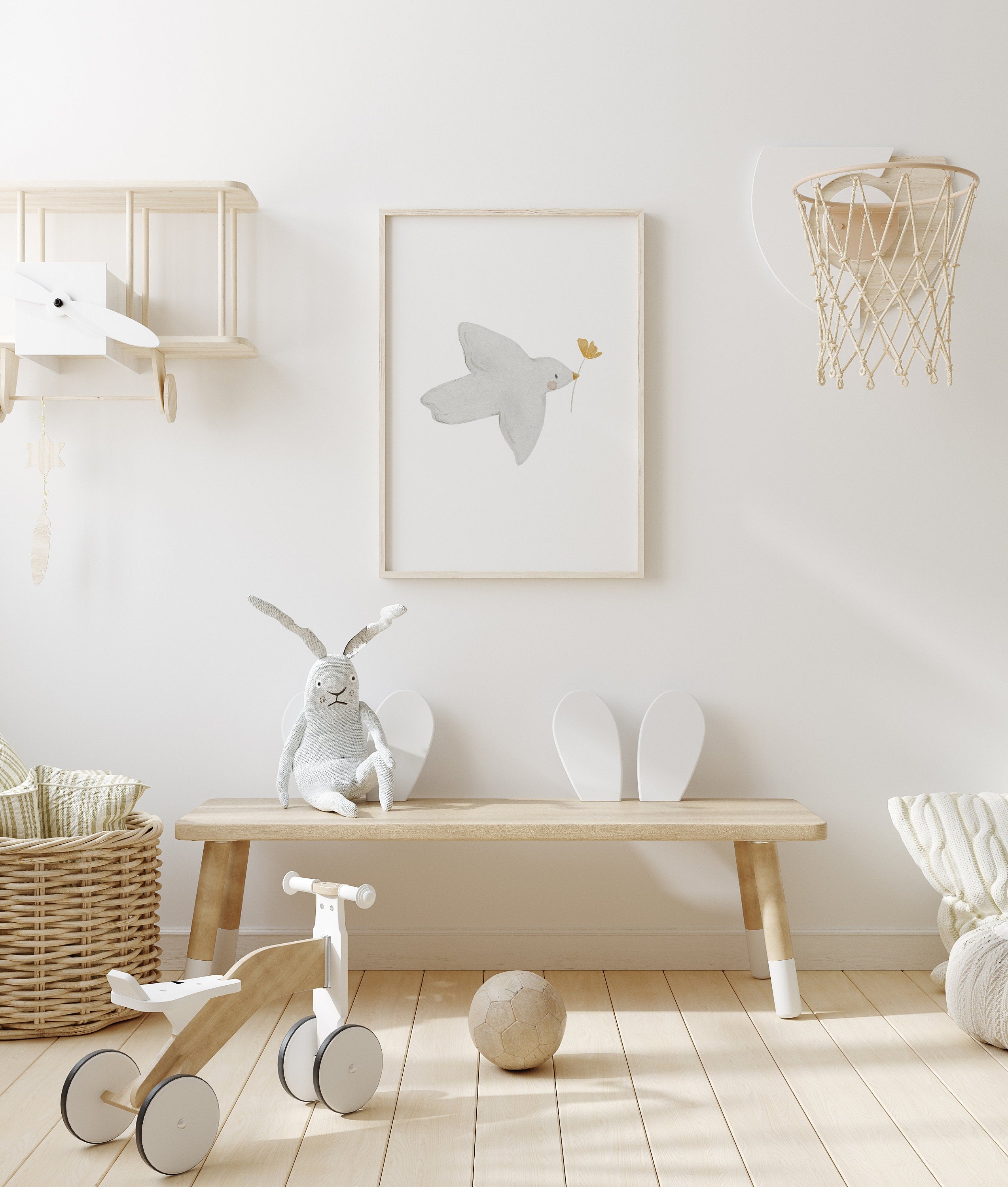 Poster Vogel "Ich kann alles schaffen" / A4 & A3