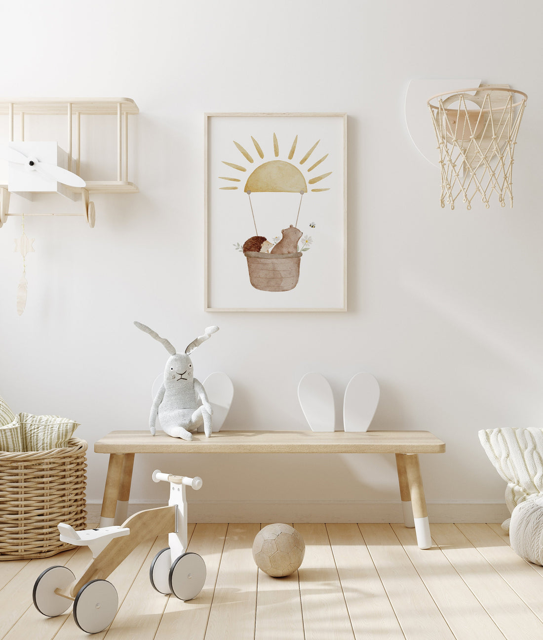 Poster Sonnenheißluftballon / A4 & A3