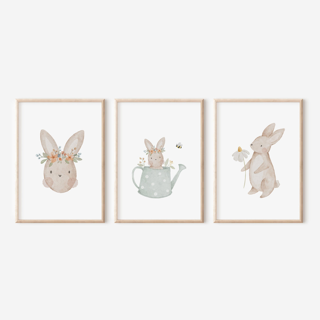 Poster Set Blumenhase / A4 &amp; A3