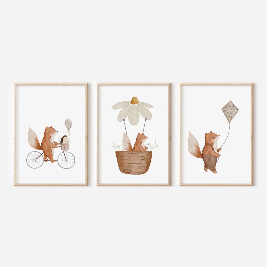 Poster Reisefuchs Fanny / A4 &amp; A3