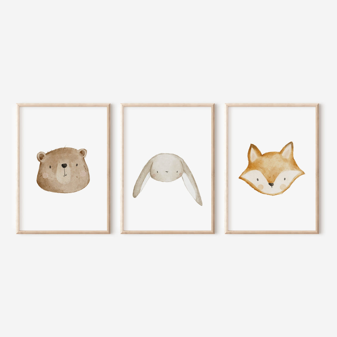 Poster Set Waldtiere / A4 &amp; A3