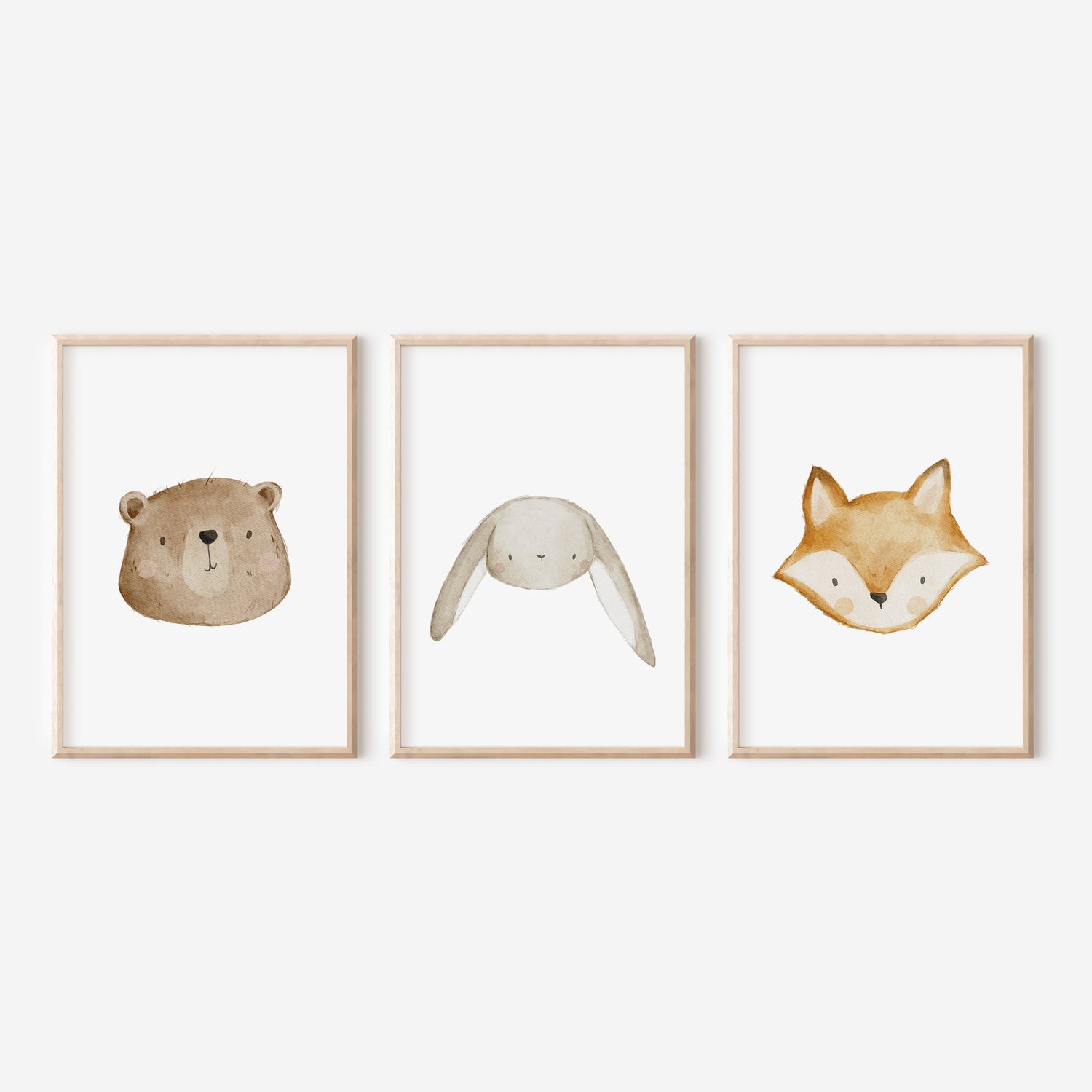 Poster Set Waldtiere / A4 &amp; A3