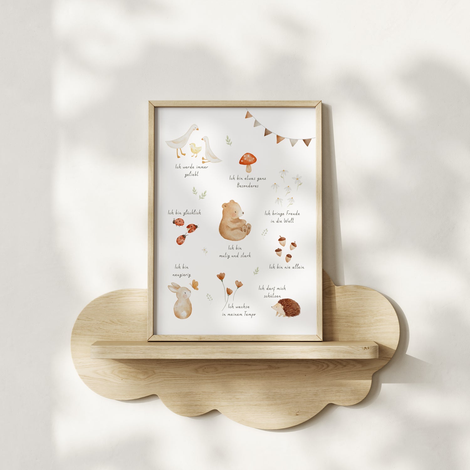 Affirmationsposter Wald / A4, A3