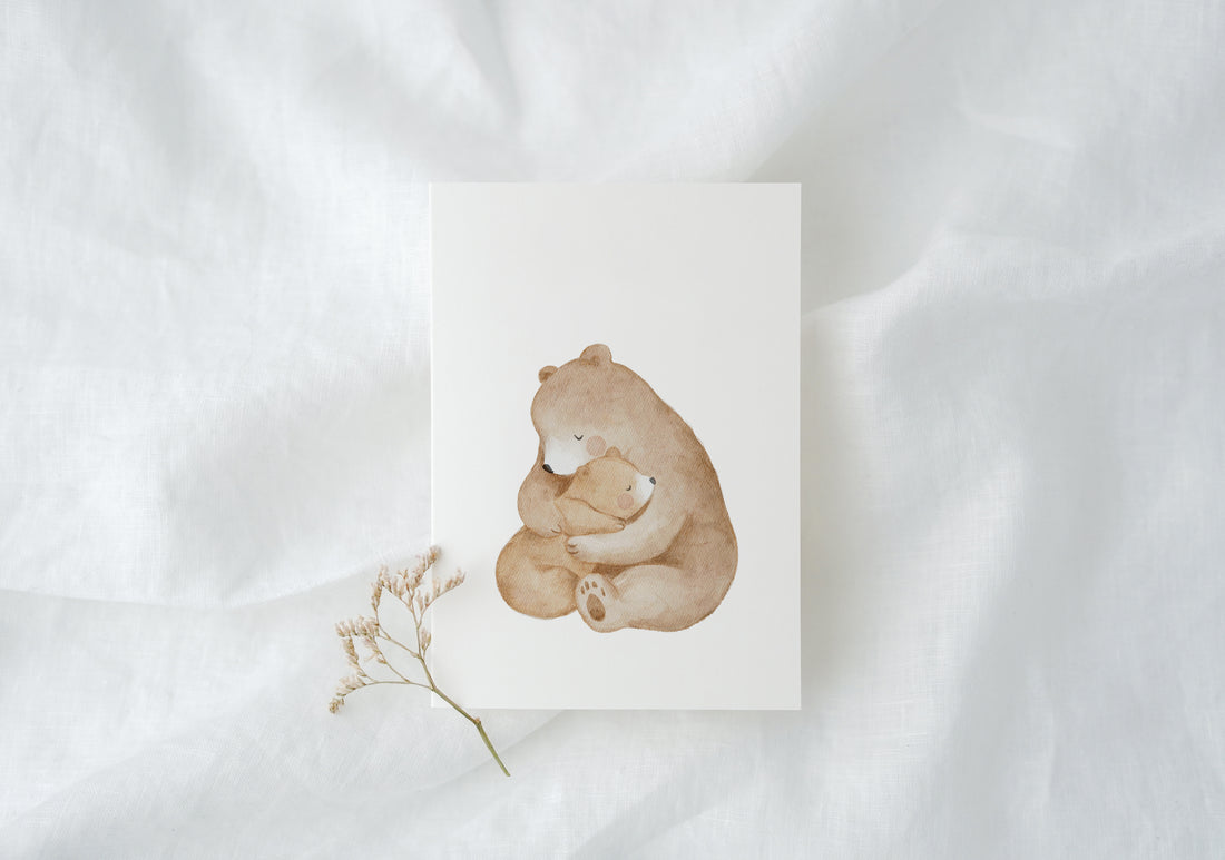 Karte Bären Umarmung