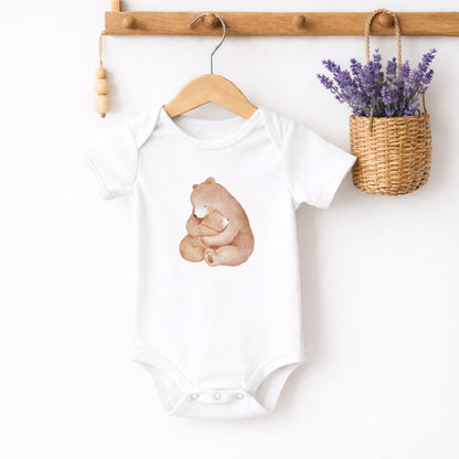 Bügelbild Bärenumarmung - Geborgenheit