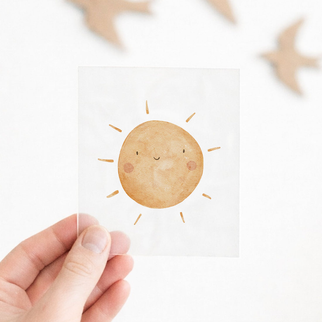 Bügelbild Lächelnde Sonne