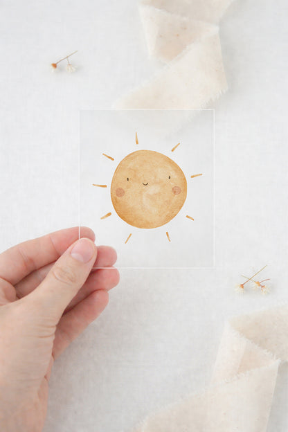 Bügelbild Lächelnde Sonne