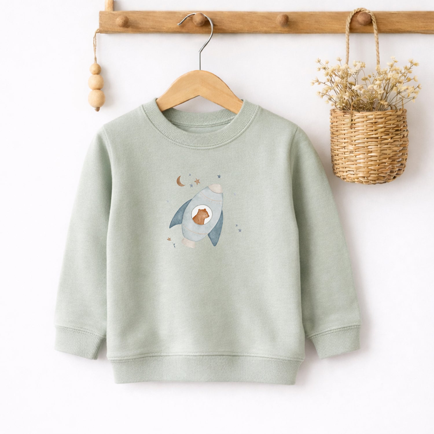 Bügelbild Raketenbär