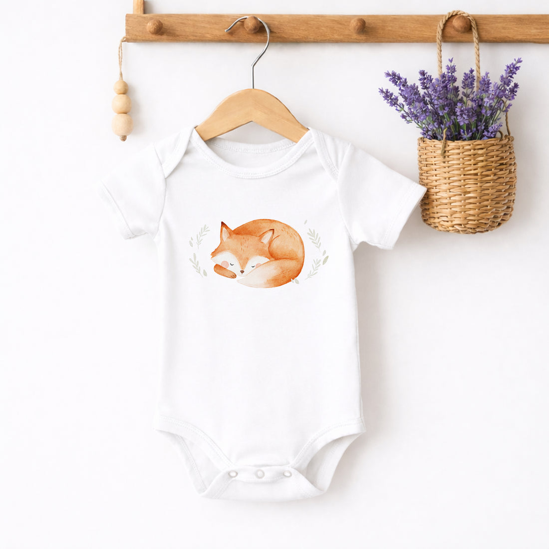 Bügelbild Schlafender Fuchs