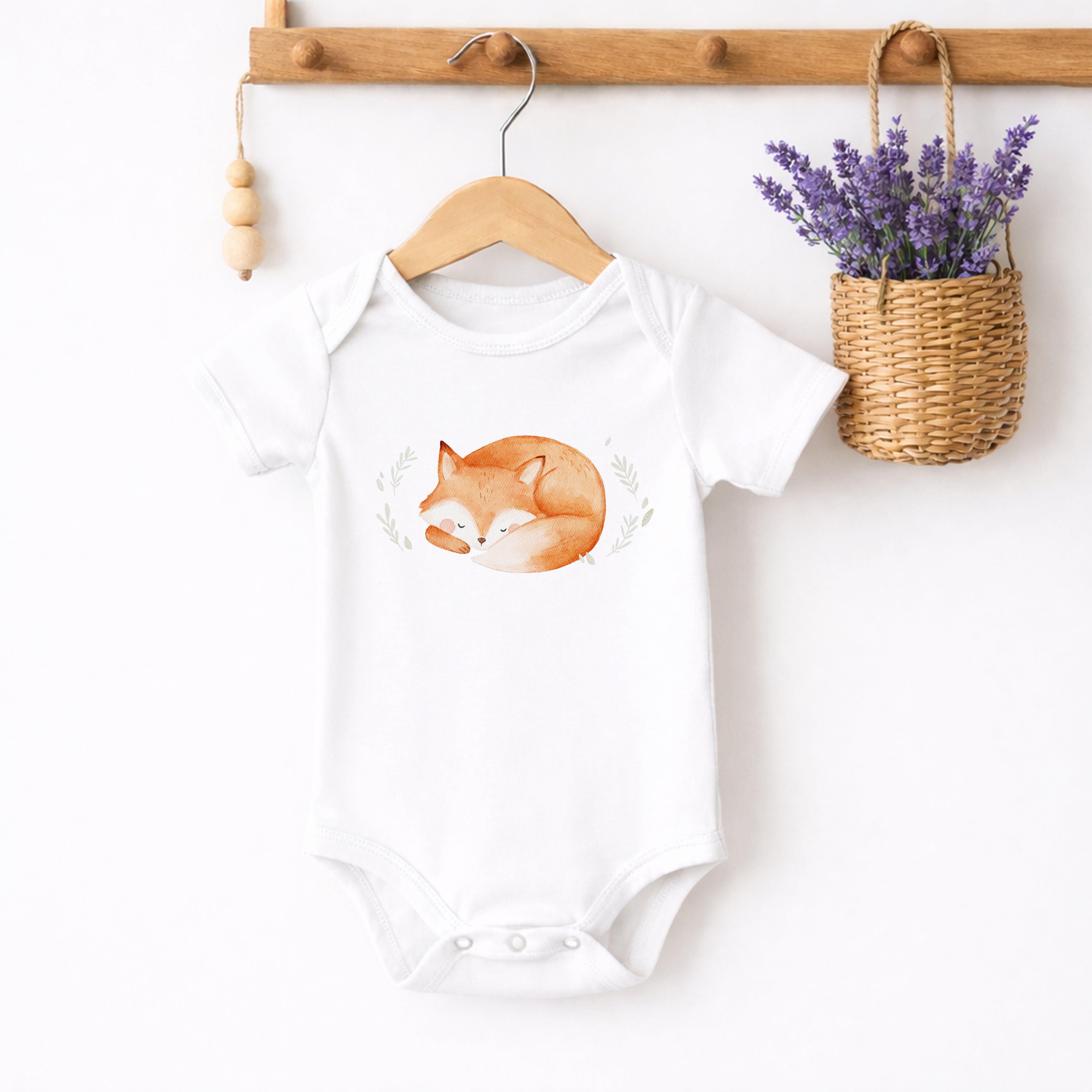 Bügelbild Schlafender Fuchs