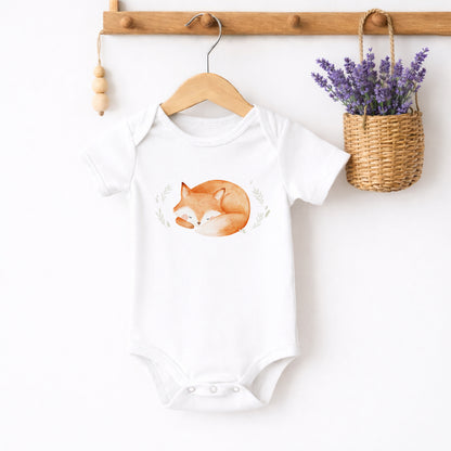 Bügelbild Schlafender Fuchs