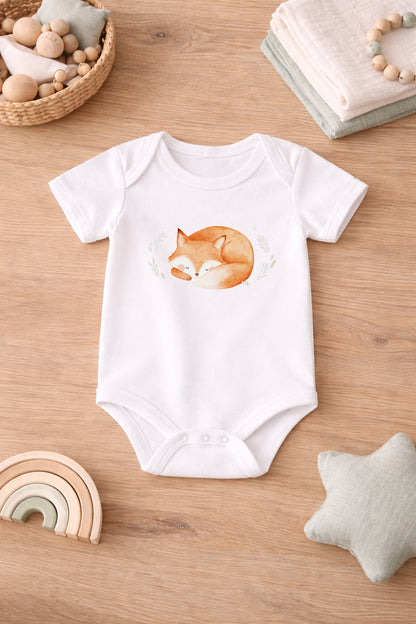 Bügelbild Schlafender Fuchs