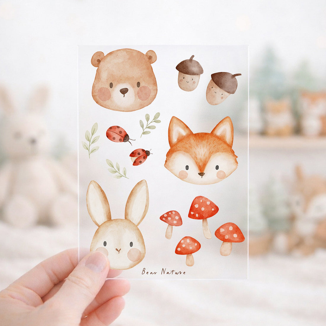 Bügelbilder Set Waldfreunde A6