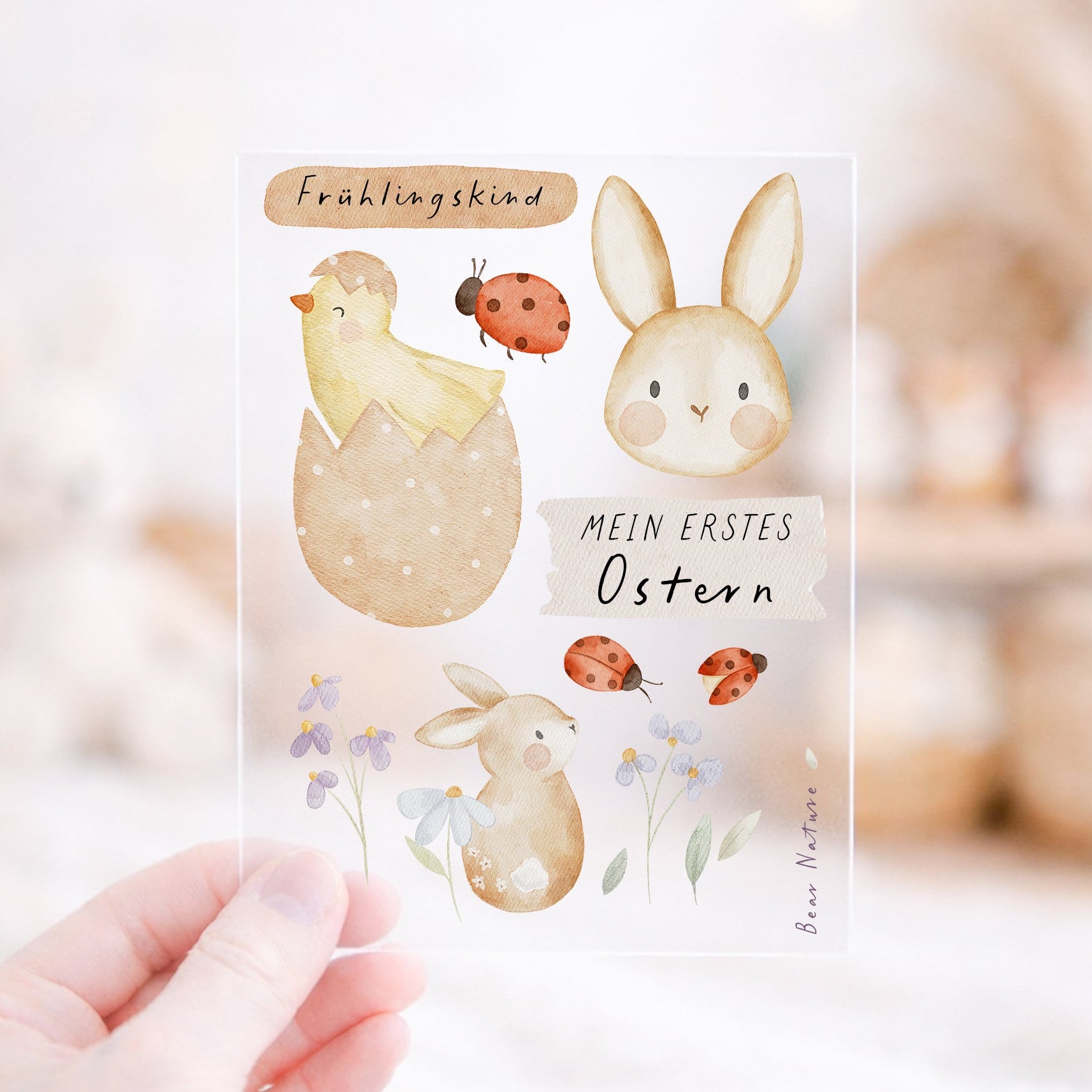 Bügelbilder Set Ostern A6 – Mein erstes Ostern