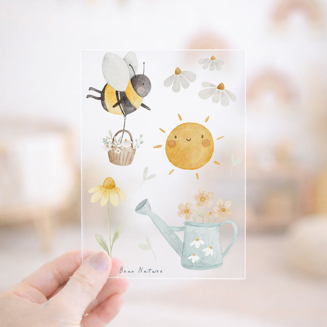 Bügelbilder Set Frühlingswiese A6