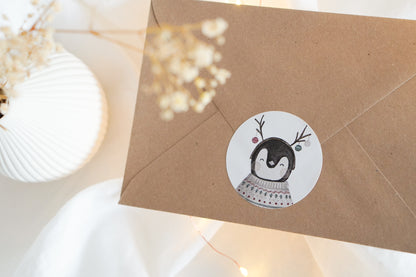 Aufkleber Set Pinguin