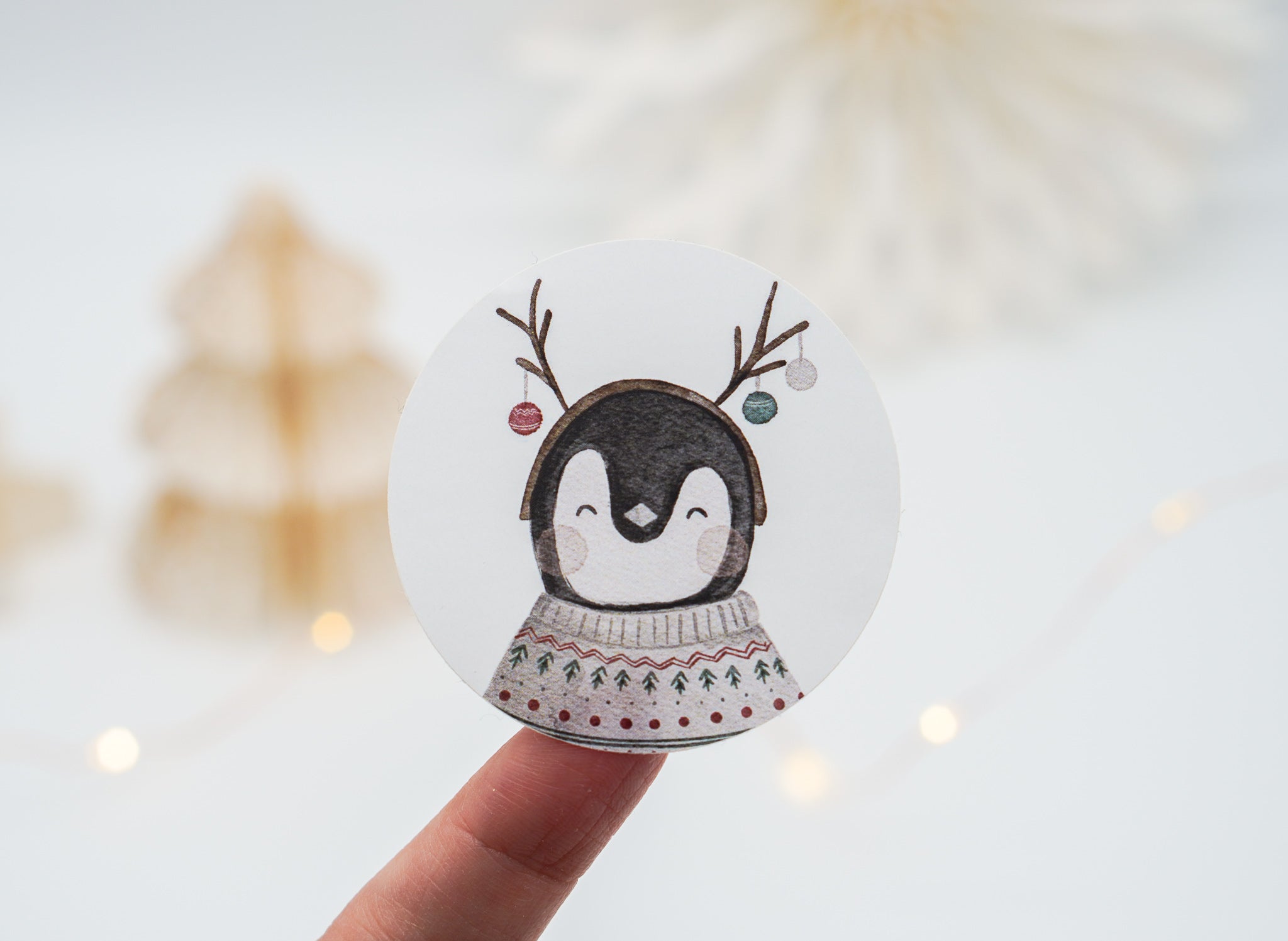 Aufkleber Set Pinguin