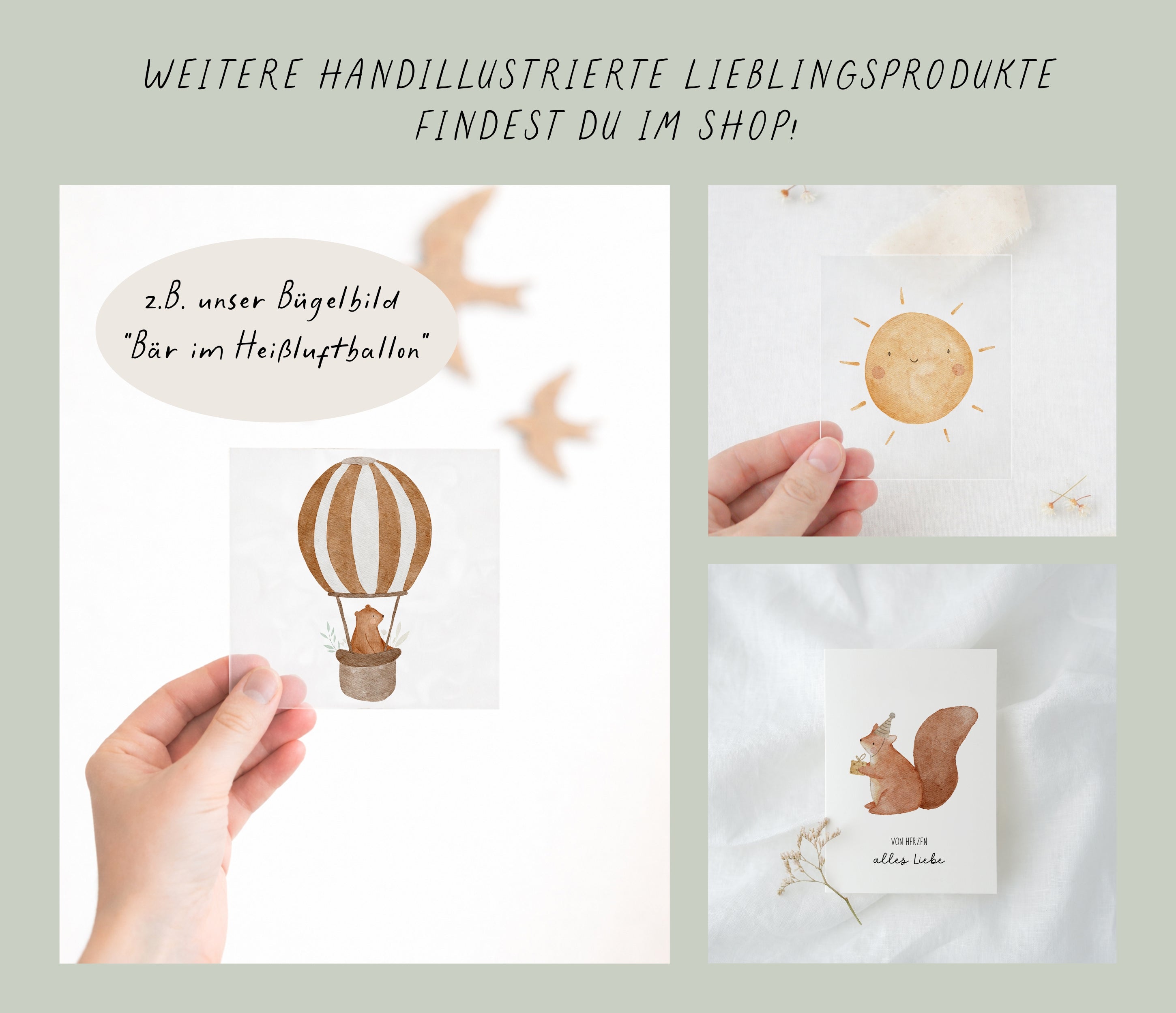 Bügelbild Raketenbär