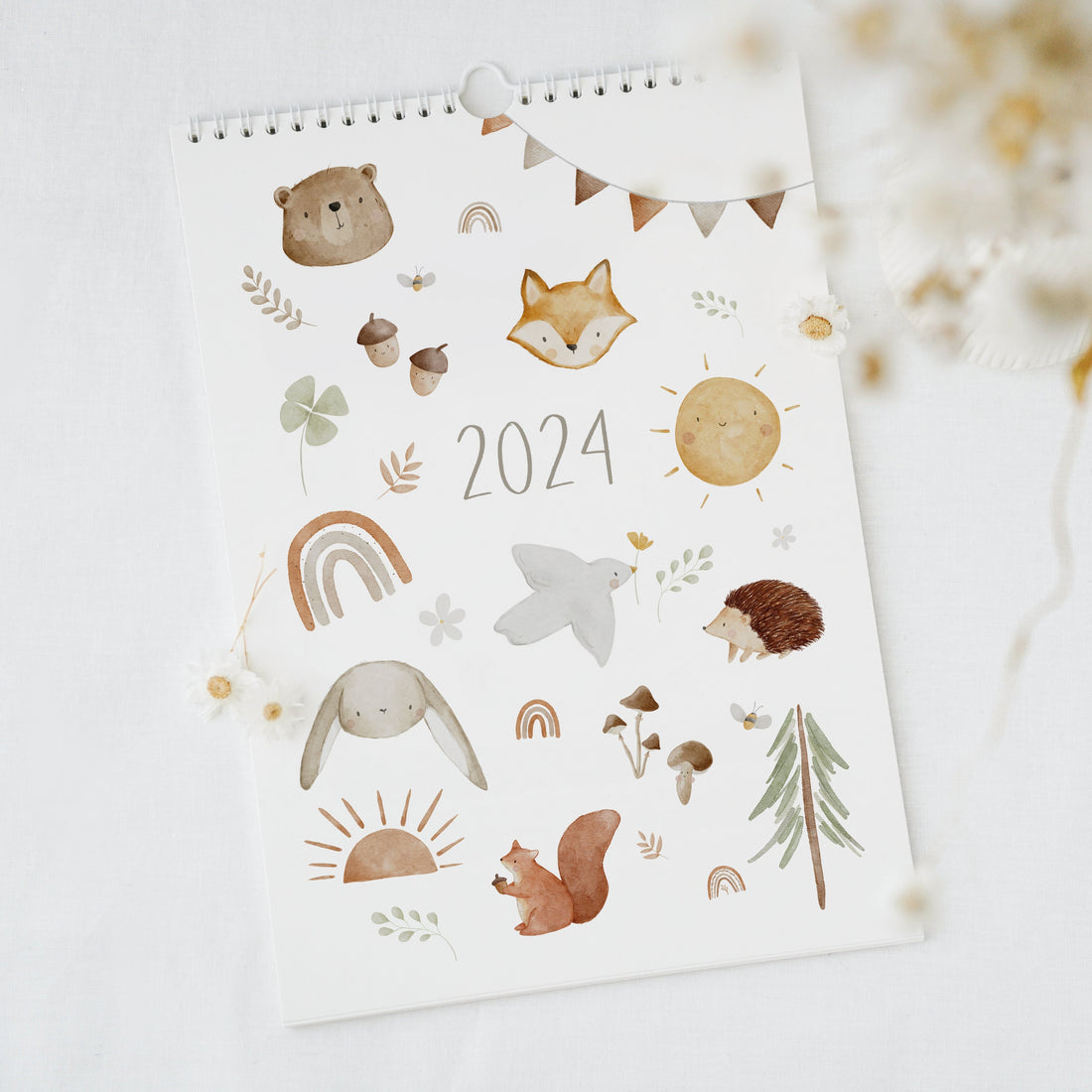 Kalender 2024 für Kinder mit Affirmationen