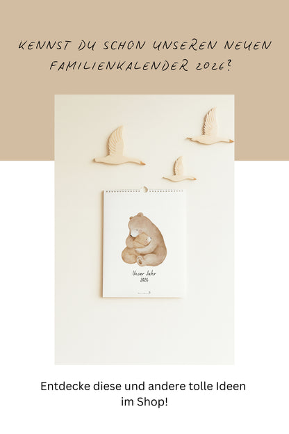 Weihnachtskarte Schlittschuhmaus / Dunkelblau