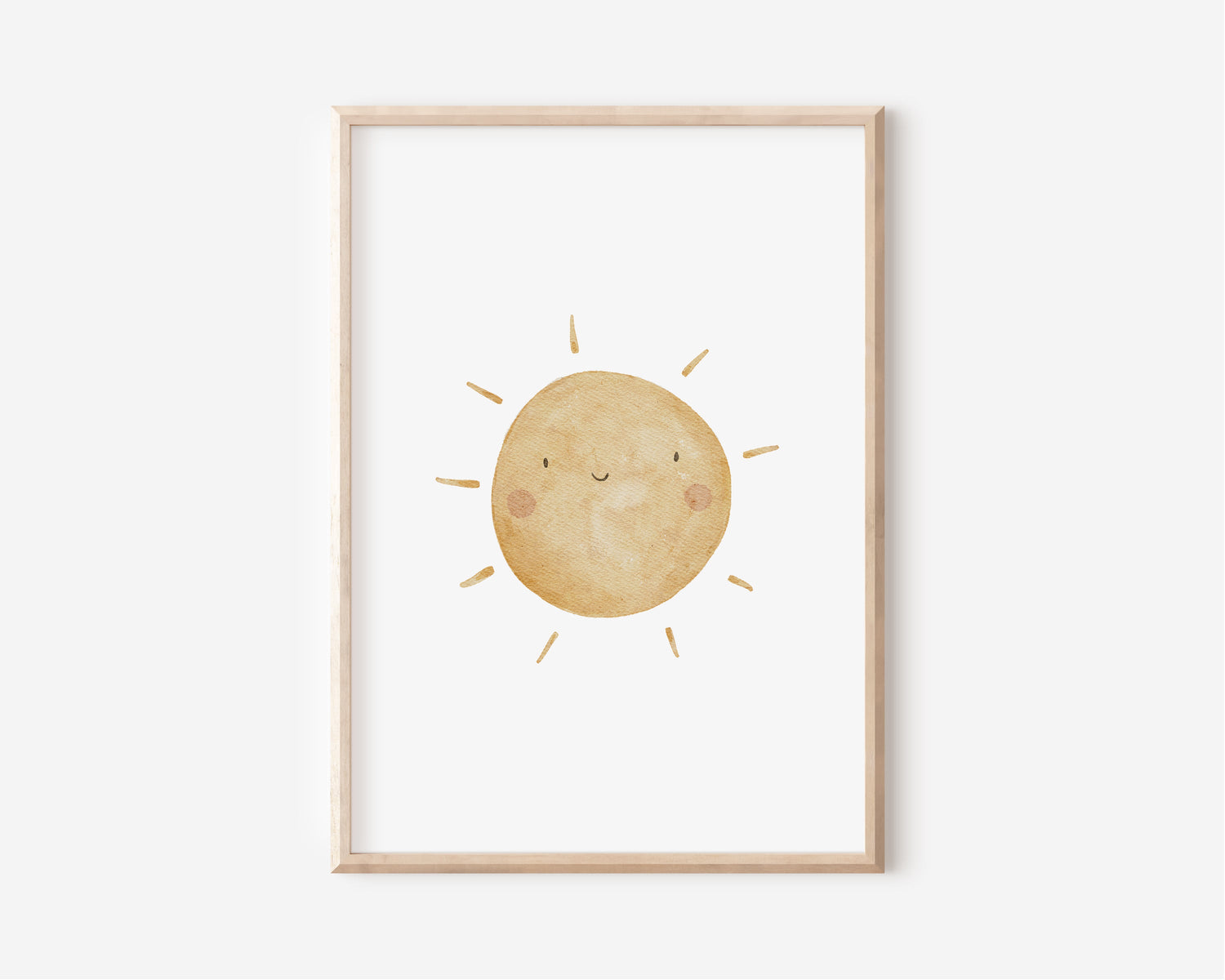 Poster Sonne &quot;Ich bringe Freude in die Welt&quot; / A4 &amp; A3