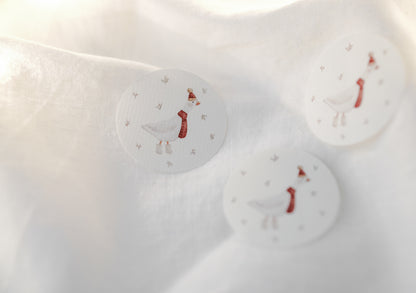 Aufkleber Set Weihnachtsgans