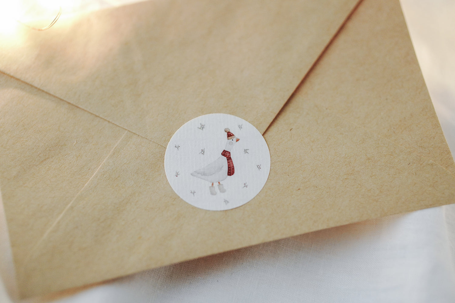 Aufkleber Set Weihnachtsgans