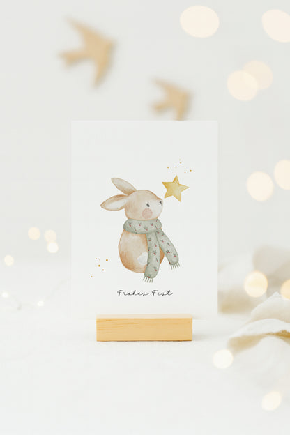 Weihnachtskarten Set Waldtiere / 6 Postkarten